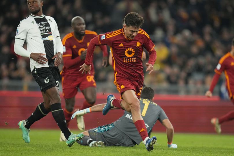 Paulo Dybala Berkilau sebagai Man of the Match saat AS Roma Menaklukkan Udin